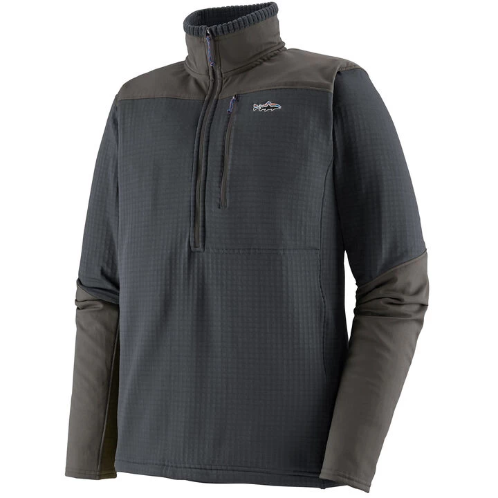 Patagonia Men's Long-Sleeved R1 Fitz Roy 1/4-Zip Fleece 3 Patagonia Men's Long-Sleeved R1 Fitz Roy 1/4-Zip Fleece