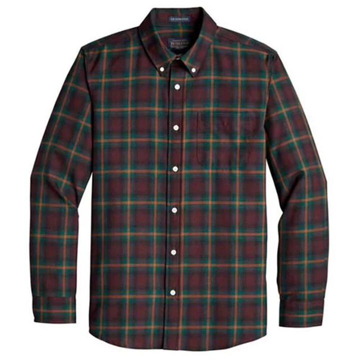 Pendleton Men's Airloom Merino Sir Pendleton Long-Sleeve Shirt 6 Pendleton Men's Airloom Merino Sir Pendleton Long-Sleeve Shirt - Image 4