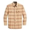 Pendleton Men's Doublesoft Driftwood Long-Sleeve Shirt 1 Pendleton Men's Doublesoft Driftwood Long-Sleeve Shirt -Stylish Men's Store Pendleton Doublesoft Driftwood Shirt Tan Pinto Mountains