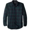 Pendleton Men's Fireside Wool Long-Sleeve Shirt -Stylish Men's Store Pendleton Fireside Shirt Black Watch