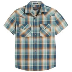 Pendleton Men's Frontier Short-Sleeve Shirt -Stylish Men's Store Pendleton Frontier SS Shirt 79274