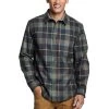 Pendleton Men's Lodge Wool Long-Sleeve Shirt -Stylish Men's Store Pendleton RA643 AquaSlateOmbre1