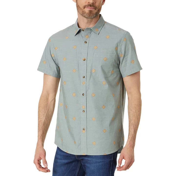 Pendleton Men's Carson Chambray Dobby Short-Sleeve Shirt 4 Pendleton Men's Carson Chambray Dobby Short-Sleeve Shirt - Image 2