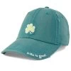 Life Is Good Men's Shamrock Sunwashed Chill Cap