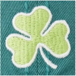 Life Is Good Men's Shamrock Sunwashed Chill Cap -Stylish Men's Store QGCW6M Sprucegreen 1