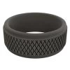 Qalo Men's Crosshatch Q2X Silicone Ring -Stylish Men's Store Qalo QS9 MHK