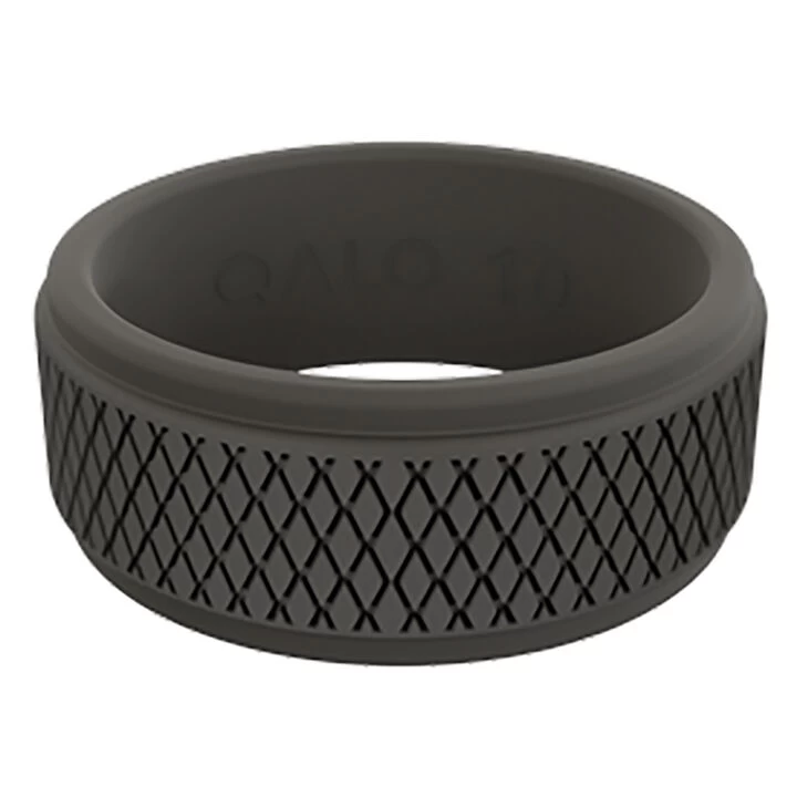 Qalo Men's Crosshatch Q2X Silicone Ring 3 Qalo Men's Crosshatch Q2X Silicone Ring