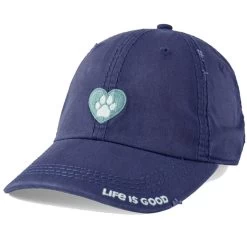 Life Is Good Men's Animal Heart Sunwashed Chill Cap