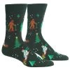 Sock It To Me Men's Ready, Yeti, Go! Holiday Crew Sock