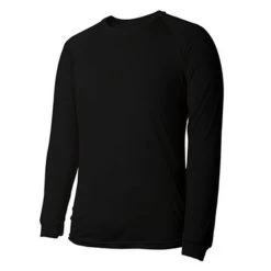 Terramar Men's Thermasilk Jersey 1.0 Crew-Neck Baselayer Top