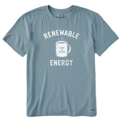 Life Is Good Men's Renewable Energy Crusher Short-Sleeve T-Shirt