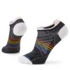 SmartWool Men's Run Zero Cushion Pride Rainbow Low Ankle Sock -Stylish Men's Store SW001805001 1 p