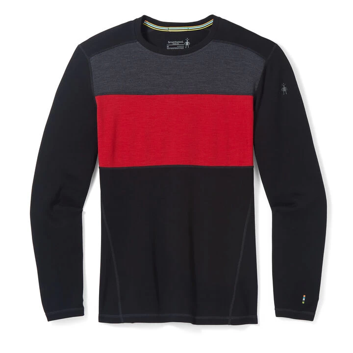 SmartWool Men's Merino 250 Colorblock Crew Baselayer Top 3 SmartWool Men's Merino 250 Colorblock Crew Baselayer Top