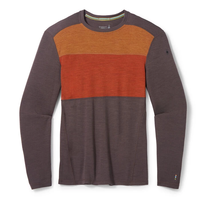 SmartWool Men's Merino 250 Colorblock Crew Baselayer Top 4 SmartWool Men's Merino 250 Colorblock Crew Baselayer Top - Image 2