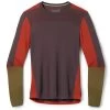 SmartWool Men's Intraknit Thermal Merino Colorblock Crew Base Layer Top -Stylish Men's Store SW016453K29 1 p