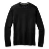SmartWool Men's Classic All-Season Merino Wool Long-Sleeve Base Layer Shirt -Stylish Men's Store SW Mens Merino LS Shirt Black