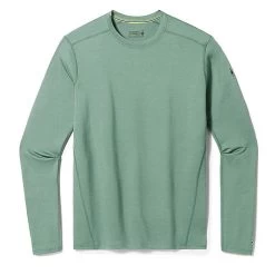 SmartWool Men's Classic All-Season Merino Wool Long-Sleeve Base Layer Shirt 7 SmartWool Men's Classic All-Season Merino Wool Long-Sleeve Base Layer Shirt -Stylish Men's Store SW Mens Merino LS Shirt Sage