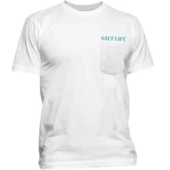 Salt Life Men's Chilling Since '03 Short-Sleeve T-Shirt -Stylish Men's Store Salt Life Chillin Since 03 Tee White 2