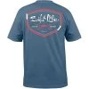 Salt Life Men's Insignia Short-Sleeve T-Shirt 2 Salt Life Men's Insignia Short-Sleeve T-Shirt -Stylish Men's Store Salt Life Insignia SS Tee Coastal Blue