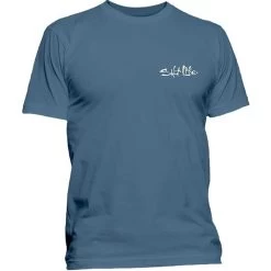 Salt Life Men's Insignia Short-Sleeve T-Shirt -Stylish Men's Store Salt Life Insignia SS Tee Coastal Blue 2
