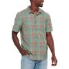 Toad&Co Men's Airscape Short-Sleeve Shirt -Stylish Men's Store Toad and Co Airscape SS Shirt Nutmeg