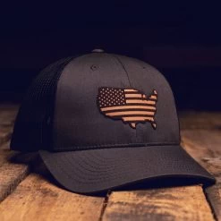 Nine Line Apparel Men's USA 511 By Richardson Hat -Stylish Men's Store USA HAT Grey