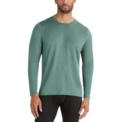 Terramar Men's Ventilator Performance Long-Sleeve T-Shirt -Stylish Men's Store W0009 305 Forest