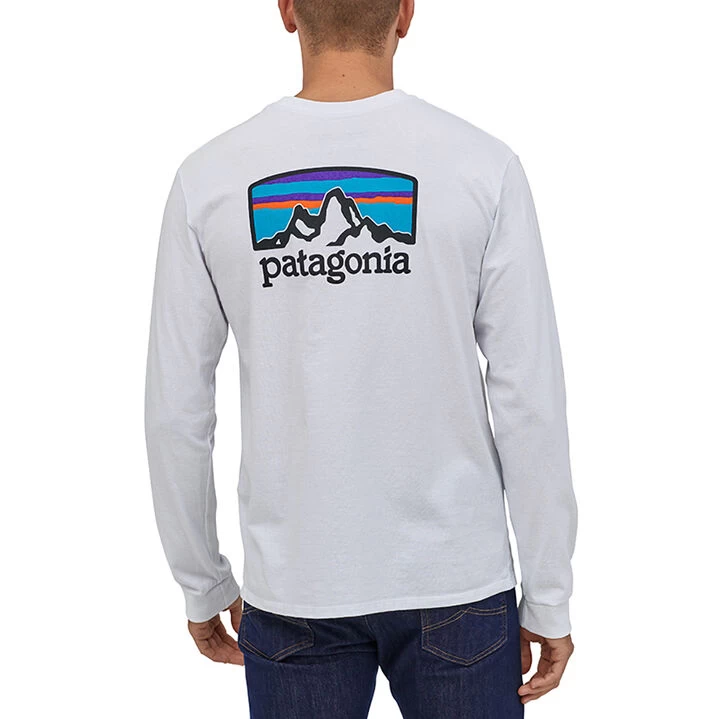 Patagonia Men's Fitz Roy Horizons Responsibili-Tee Long-Sleeve T-Shirt 4 Patagonia Men's Fitz Roy Horizons Responsibili-Tee Long-Sleeve T-Shirt - Image 2