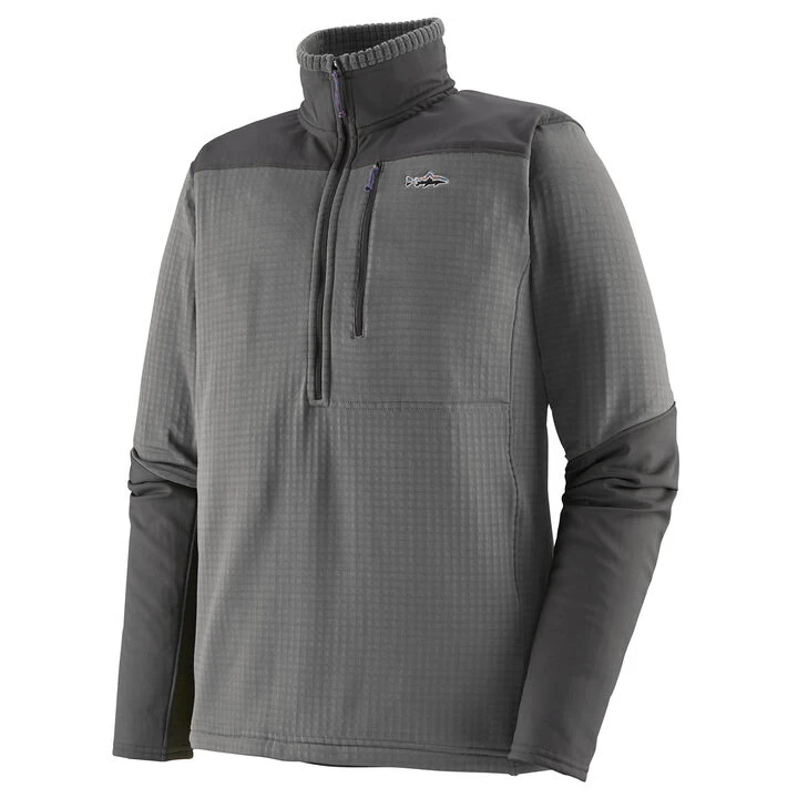 Patagonia Men's Long-Sleeved R1 Fitz Roy 1/4-Zip Fleece 4 Patagonia Men's Long-Sleeved R1 Fitz Roy 1/4-Zip Fleece - Image 2