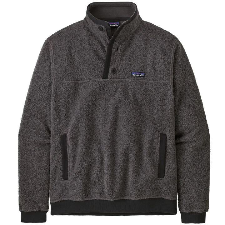 Patagonia Men's Shearling Fleece Button Pullover 3 Patagonia Men's Shearling Fleece Button Pullover