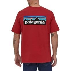 Patagonia Men's P-6 Logo Responsibili-Tee Short-Sleeve T-Shirt 11 Patagonia Men's P-6 Logo Responsibili-Tee Short-Sleeve T-Shirt -Stylish Men's Store WBF22 38504 SUMR ZT2