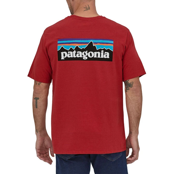 Patagonia Men's P-6 Logo Responsibili-Tee Short-Sleeve T-Shirt 6 Patagonia Men's P-6 Logo Responsibili-Tee Short-Sleeve T-Shirt - Image 4