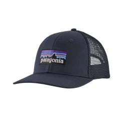 Patagonia Men's P-6 Logo Trucker Hat -Stylish Men's Store WBS20 38289 NVYB
