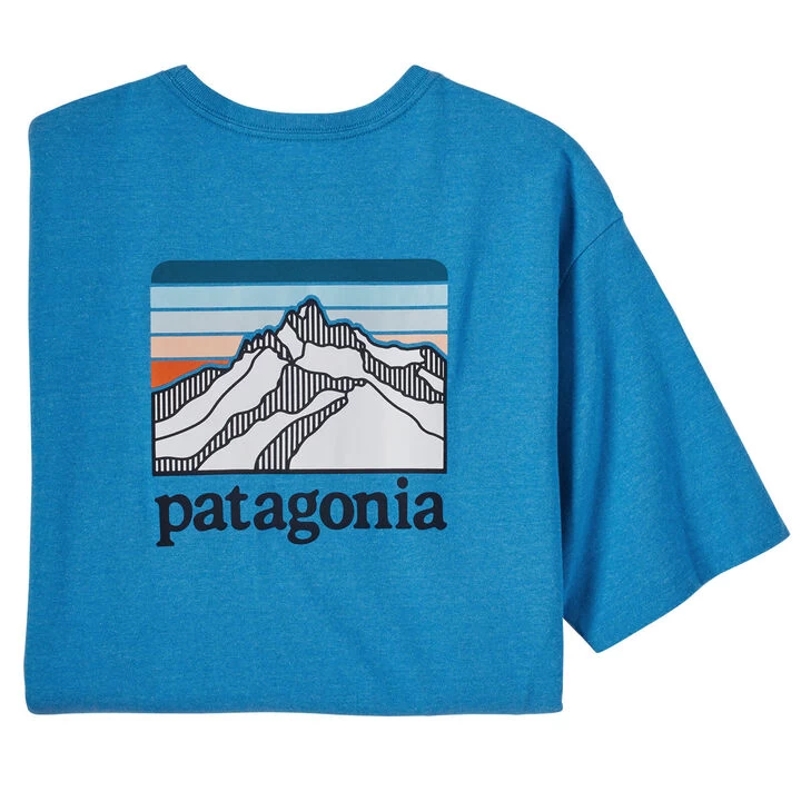 Patagonia Men's Line Logo Ridge Pocket Responsibili-Tee Short-Sleeve T-Shirt 4 Patagonia Men's Line Logo Ridge Pocket Responsibili-Tee Short-Sleeve T-Shirt - Image 2