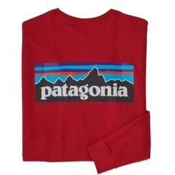Patagonia Men's P-6 Logo Responsibili-Tee Long-Sleeve T-Shirt -Stylish Men's Store WBS22 38518 SUMR