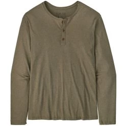Patagonia Men's Regenerative Organic Certified Cotton Lightweight Henley Long-Sleeve Shirt -Stylish Men's Store WBS22 52020 SKA