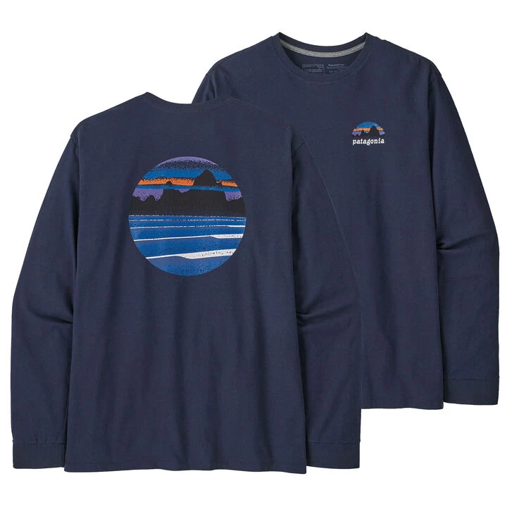 Patagonia Men's Skyline Stencil Responsibili-Tee Long-Sleeve T-Shirt 3 Patagonia Men's Skyline Stencil Responsibili-Tee Long-Sleeve T-Shirt