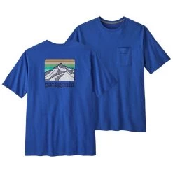 Patagonia Men's Line Logo Ridge Pocket Responsibili-Tee Short-Sleeve T-Shirt 8 Patagonia Men's Line Logo Ridge Pocket Responsibili-Tee Short-Sleeve T-Shirt -Stylish Men's Store WBS23 38511 BBSD