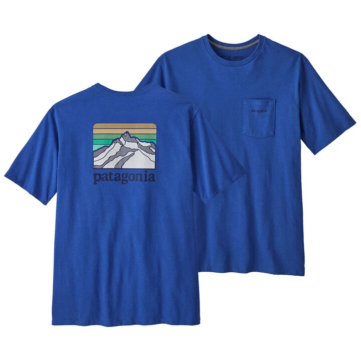 Patagonia Men's Line Logo Ridge Pocket Responsibili-Tee Short-Sleeve T-Shirt 5 Patagonia Men's Line Logo Ridge Pocket Responsibili-Tee Short-Sleeve T-Shirt - Image 3
