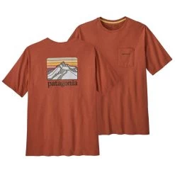 Patagonia Men's Line Logo Ridge Pocket Responsibili-Tee Short-Sleeve T-Shirt 9 Patagonia Men's Line Logo Ridge Pocket Responsibili-Tee Short-Sleeve T-Shirt -Stylish Men's Store WBS23 38511 QZCO