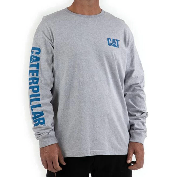 CAT Workwear Men's Trademark Banner Long-Sleeve T-Shirt 7 CAT Workwear Men's Trademark Banner Long-Sleeve T-Shirt - Image 5