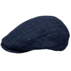 Broner Men's Prescott Windowpane Plaid Ivy Cap