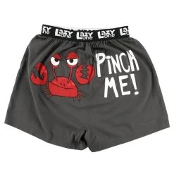 Lazy One Men's Pinch Me Crabby Boxer