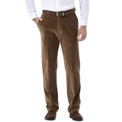 Haggar Men's Stretch Corduroy Classic Fit Flat Front Pant 15 Haggar Men's Stretch Corduroy Classic Fit Flat Front Pant -Stylish Men's Store haggar 0229 camel