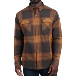 Kuhl Men's Joyrydr Long-Sleeve Shirt -Stylish Men's Store original 7253 DKE P 1 dark elm