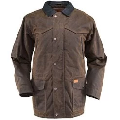 Outback Trading Men's Pathfinder Oilskin Jacket