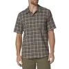 Royal Robbins Men's Redwood Plaid Short-Sleeve Shirt -Stylish Men's Store y721024 188 model m1 redwood plaid ss
