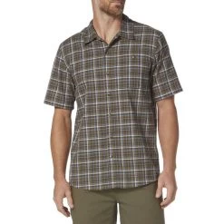 Royal Robbins Men's Redwood Plaid Short-Sleeve Shirt
